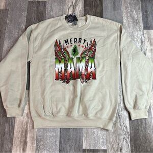 Merry Mama Sweater, Womens Medium